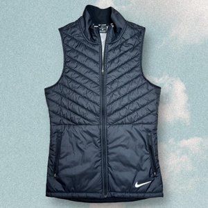 NIKE black Aerolayer running vest